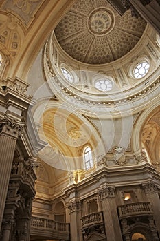 Dome and arches, Venaria Reale, Turin