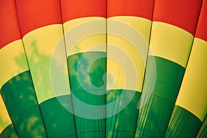 The dome of the balloon, the background texture