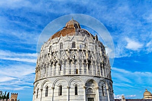 Dome Baptistery Cathedral Pisa Italy