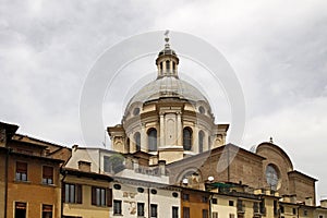 Dome of Basilica di Sant Andrea in Mantua, Italy