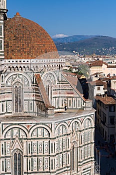 The dome of the Basilica di Santa Maria del Fiore. Florence