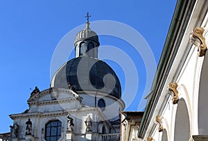Dome of Basilica of Mount Berico in Vicenza City Italy photo
