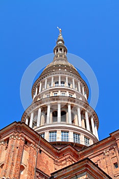 Dome of the basilica of saint gaudenzio placed in novara city in italy