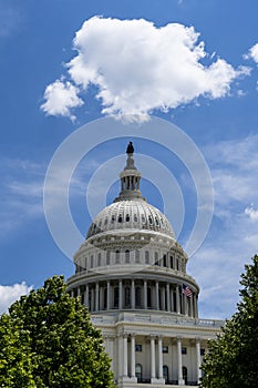 Dome of the Capital with Cloud