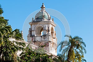 Dome of Casa Del Prado Theatre in Balboa Park