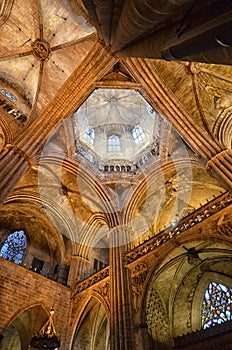 Dome of the cathedral of Barcelona