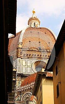 Dome of Cathedral of Santa Maria del Fiore (Duomo). Florence