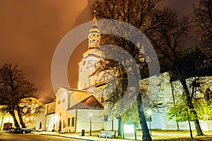 Dome Cathedral in Tallinn, night view