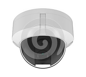 Dome CCTV Security Camera Isolated