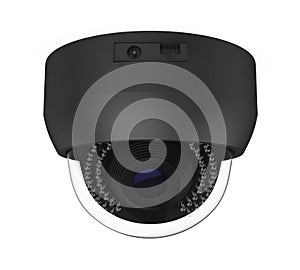 Dome CCTV Security Camera Isolated