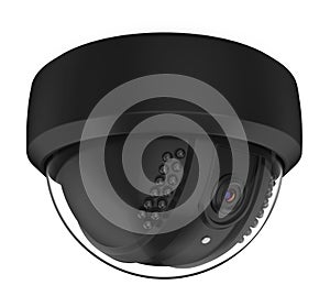 Dome CCTV Security Camera Isolated