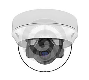 Dome CCTV Security Camera Isolated