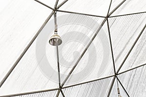 Dome ceiling background, dome roof construction