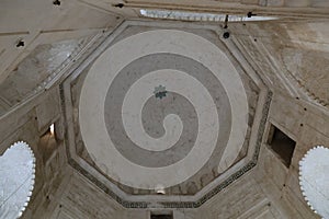 Dome Ceiling, Bini-ka Maqbaba Mausoleum, Aurangabad, Maharashtra, India photo