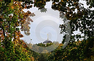 Dome of the Church of the Beheading of John the Baptist. Kolomenskoye. Moscow