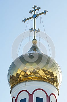 Dome of Church of the Holy Martyrs Faith, Hope, Charity and their mother Sophia in Obninsk