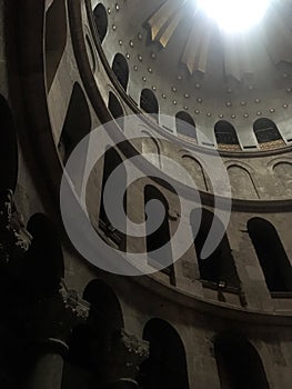 Dome at the Church of Holy Sepulchre, Jerusalem