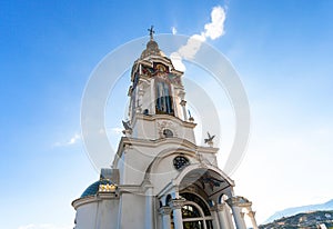 Dome of Church-lighthouse of St Nicholas in Crimea