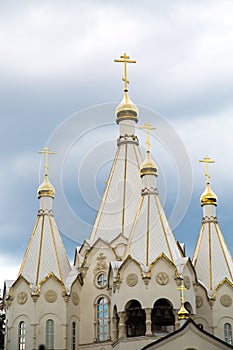 Dome of Church of the new Martyrs and Confessors of Russia Resurrection at the Butovo