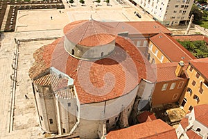 Dome of the Church of St. Donat. Zadar. Croatia