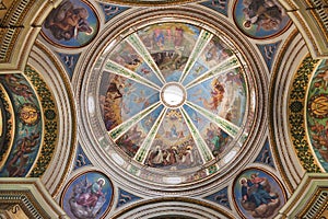 The dome of the Church of Stella Maris Carmelite Monastery