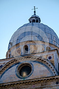 Dome of the church in Venice