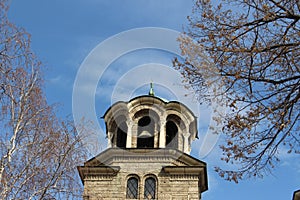 Dome of the church world Sunday in the center of Sofia, the heart of Bulgaria