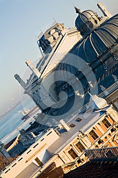 Dome of classic building photo