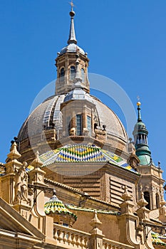 Dome of El Pilar Cathedral, Zaragoza, Spain