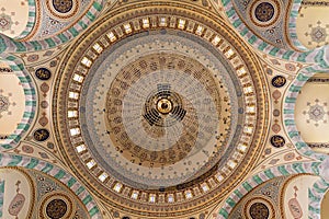 Dome of Eyup Mosque dedicated to Prophet Job, in Sanliurfa, Turkey