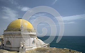 Dome of famous Cadiz cathedral