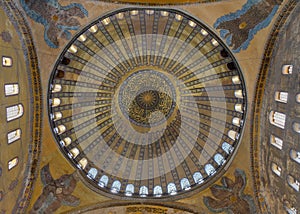 Dome of the famous Hagia Sophia