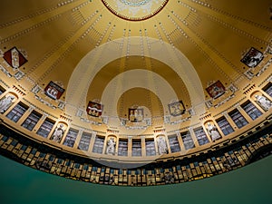 The dome at the Fantova Kavarna Fanta Cafe in Prague