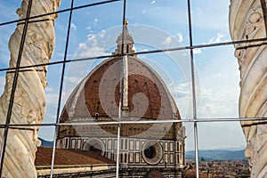 The dome of Florence Cathedral Santa Maria del Fiore Duomo