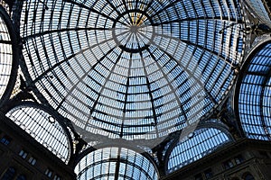 Dome of Gallery Umberto I of Naples