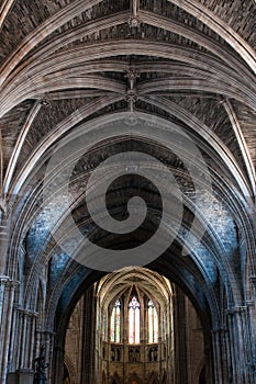 Dome of gothic cathedral