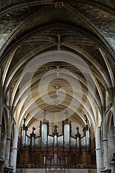 Dome of gothic cathedral