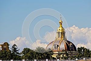 Dome of the Grand Duke\'s tomb in St. Petersburg, Russia.