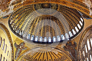 Dome of Hagia Sophia basilica