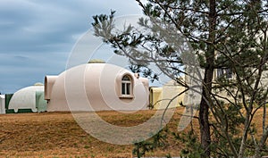 Dome houses, Kaga, Japan.