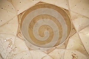 Dome Interior and Whispering Gallery, Gol Gumbaz Mausoleum, Bijapur, Karnataka, India