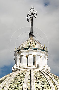 Dome of La Compania church in Quito Ecuador South photo