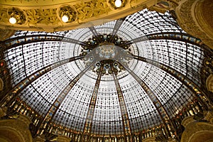 Dome of Layette Department Store, Paris photo