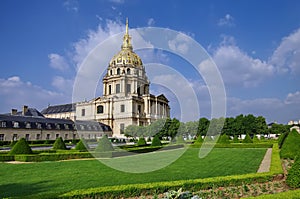 Cupola da punto di riferimento attrazioni Parigi Francia 