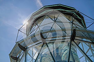 Dome of the lighthouse Hammeren Fyr photo