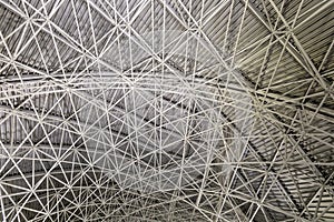 Dome like roof made of metal elements 1038