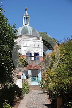 The Dome And Loggia, Portmeirion Village, North Wales