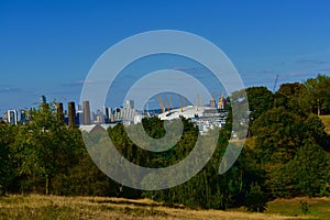 The dome of London O2 arena