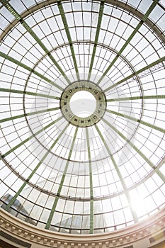 Dome Made by Steel Structure with Glass at Dubai