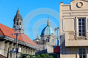 The dome of the Manila Cathedral, in Intramuros, Manila